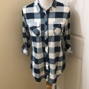MOD Blue & White Flannel SUPER SOFT